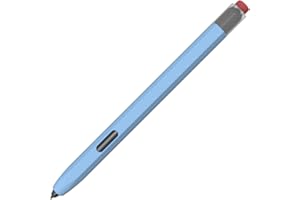 LOVE MEI Étui en silicone pour Samsung Galaxy Tab S7 FE/S7/S7 Plus/S8/S8 Plus/S8 Ultra Pencil Case S Pen Case, Design classique antidérapant confortable Soft Grip Pouch (Bleu)