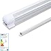 Produktbild LEDVero 1x SMD LED Röhre 90 cm inklusive Fassung in warmweiss - Leuchtstoffröhre T8 G13 Tube transparente Abdeckung - Lichtleiste mit 14 W, 1400lm- montagefertig