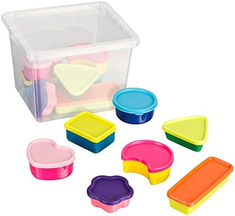 Kigima Tiny Boxes Mini Freezer Boxes Cans Snack Containers 14 Pcs in a large container 3l