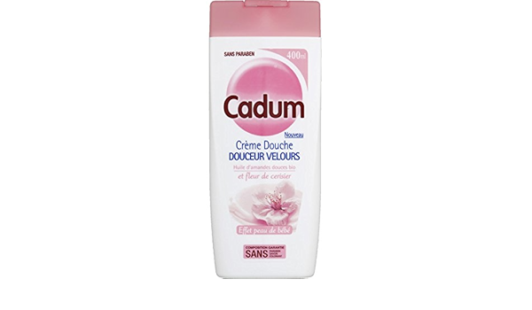 Cadum Creme Douche Douceur Velours Huile D Amandes Douces Bio Et Fleur De Cerisier Effet Peau De Bebe Le Flacon De 400ml For Multi Item Order Extra Postage Cost Will Be