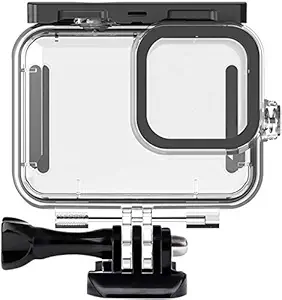 FND Waterproof Housing Case Replacement for GoPro Hero 10 BLACK -196FT/60M Waterproof Case Diving Protective Housing Shell , Underwater Dive Case Shell with Mount & Thumbscrew (For GoPro Hero 10 Black (2021)