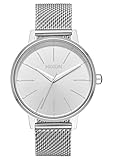 Nixon Damen Analog Quarz Smart Watch Armbanduhr mit Edelstahl Armband A1229-1920-00