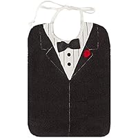 Zigozago - Bavaglino Smoking per bambini - Chiusura: Laccetti; Taglia: Unica