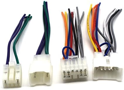 Fiimi Stereo Wire Harness for 1987-Up Toyota Power/4 Speaker Connector (For TOYOTA)