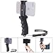 Produktbild Fantaseal® Handy Handgriff Smartphone Grip Handstativ Mobiltelefon Handheld Handy Selfie Stab Smartphone Fotografierung Stativ Monopod Pistolgriff Handstativ Handy Selfiestange Selfie Grip mit Smartphone Klemmhalterung für Iphone Halterung Iphone Klemmhalterung Iphone klemm halter Iphone clip clamp für apple iphone 7 7 plus iphone 6s 6s plus 6 6 plus 5 5c 5s 5se 4 4s u.s.w.