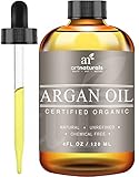 ArtNaturals Organic Argon Oil for Hair, Face and Skin, Grade A Triple Extra Virgin Cold Pressed 4 oz.