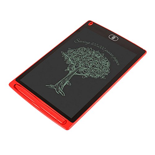 Preisvergleich Produktbild 8.5" LCD Schreibplatte, Elektronische Zeichnung & Schreibtafel Für Kinder & Erwachsene mit Stylus ABS Pads Handschrift Rot