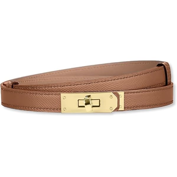 Zyiphor 3er Set Damengürtel - Schmale Ledergürtel Mit Drehverschluss