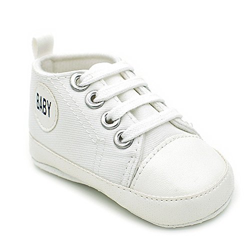QZBAOSHU Säuglingskleinkind erste Wanderer schuhe weiche untere Segeltuch-Schuhe für Baby-Mädchen-Baby-Jungen - 3