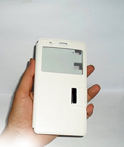 LV - Blanco Funda de Piel para movil tipo libro de apertura lateral con iman y ventana para LG L80 reviews LV - Blanco Funda de Piel para movil tipo libro de apertura lateral con iman y ventana para LG L80