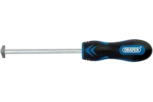 Draper 49420 Narzędzie do usuwania fug silikonowych, narzędzie ręczne z miękkim uchwytem, narzędzie do usuwania uszczelniaczy, idealne do łazienek, kuchni, podłóg, uszczelniaczy i wygładzania