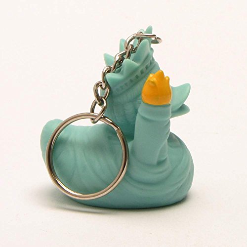 DUCKSHOP | New York Schlüsselanhänger | Badeente | L: 4,5 cm - 2