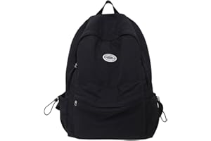 ACUYE Estetyczny plecak na laptopa dla kobiet, nylonowy plecak Y2K, lekki plecak szkolny, plecak podróżny, na co dzień, plecak na uczelnię, dla nastolatek, 44 cm