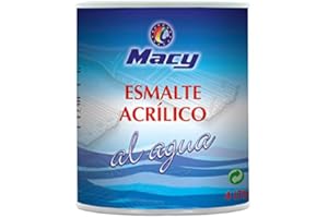 Macy Esmalte Agua Satinado Multisuperficies Interior y Exterior. 375 Mililitros. Color Verde Carruajes