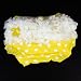Baby Girl Ruffle Panties Bloomers Diaper Cover with Dots S (Yellow)