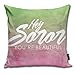 Produktbild HEY SOROR PG Throw Pillow Cover Square New Living Series Decorative Throw Pillow Case Double Side Design 18" X 18" Family Indoor Sofa Car
