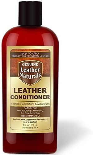 Genuine Leather Conditioner And Restorer - The Best Choice For Leather Furniture Car Seats Bags Shoes Boots Jackets Sofa Purses - Helps Preserve The Quality Of Your Leather by Leather Naturals