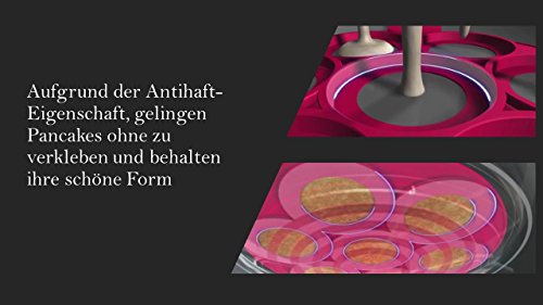 Vunoba Pancake form aus Antihaft Silikon, Pfannkuchen former, Pancake maker BPA-Frei, Lebensmittelechtes Silikon - 3
