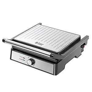 Russell Hobbs RST2000PRO4 - 2000 Watt 4 Slice Contact Grill Sandwich Maker (All Purpose Grill) with 2 Years Manufacturer Warranty, Black