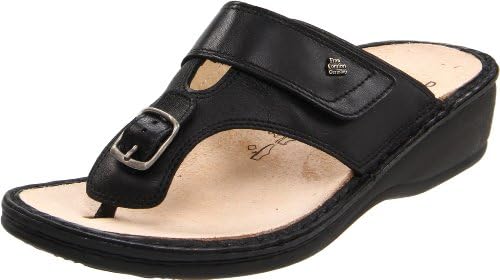 Finn Comfort Women's Phuket - 2533,Black Nappa Classic Footbed,42 EU (11.5-12 M US)