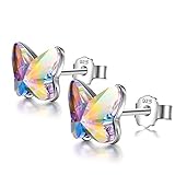 ANGEL NINA Cadeau Femme Noël boucle d oreille femme bijoux femme swarovski idee cadeau femme ado fille bijoux Cristal bijoux pas cher cadeau femme original cadeau maman grand mere rigolo anniversaire