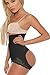 Bettydom Women High Waist Postpartum Shorts Lace Butt Lifter Elastic Breathable Tummy Control Panties (M/L, 3 Black)