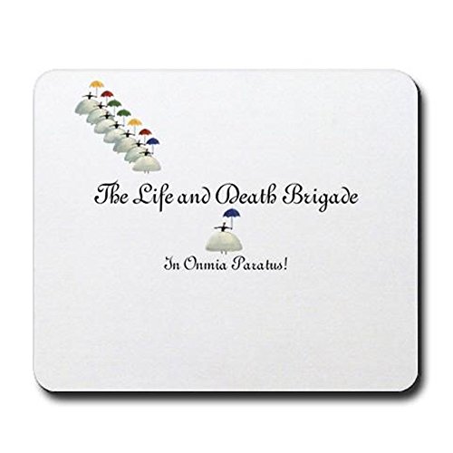 CafePress – Life & Death Brigade – rutschfeste Gummi Mauspad, Gaming Maus Pad - 2