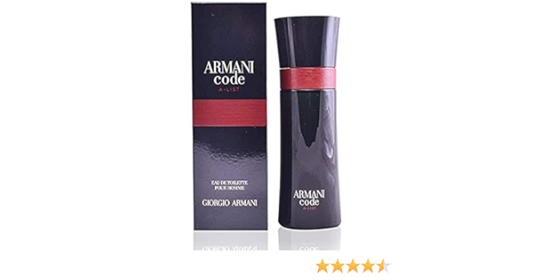 a list armani code