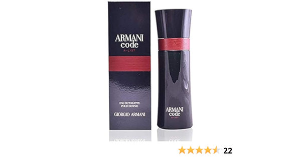 armani a list code
