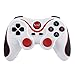 Price comparison product image niceEshop(TM) T3 Wireless Bluetooth Gamepad Gaming Controller with Handle Mount for Android Smartphone Smart TV and S600 Television Set-Top Box Tablet(White)