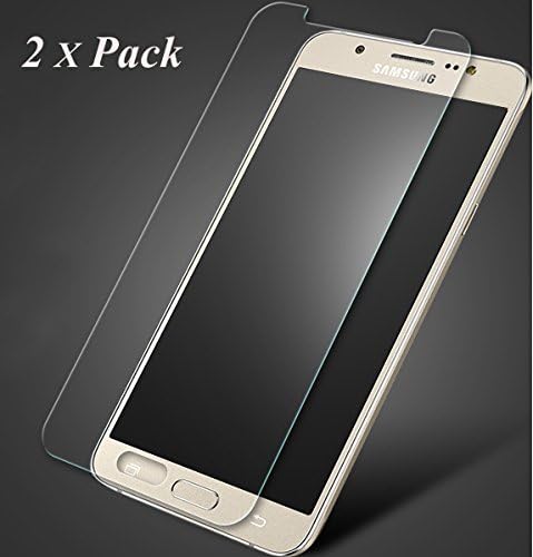 2x Samsung Galaxy J5 2016 Screen Protectors, EJBOTH Premium Tempered Glass Screen Protector phone Protective films to screen Invisible Transparent Crystal Clear Protection display Shield for Samsung Galaxy J5 2016 - Ultra resistant 9H Hardness Anti-bubble High Definition