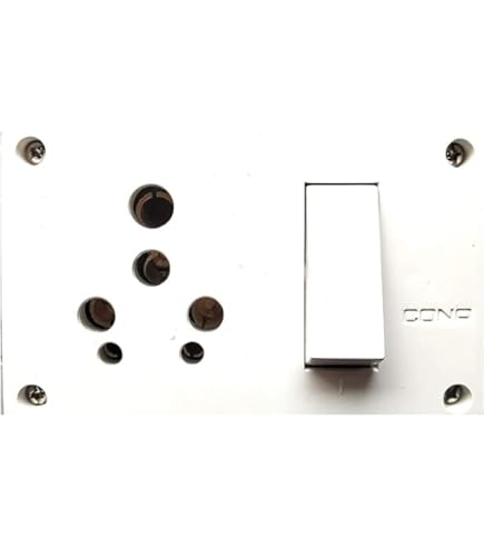 Maharaja 3-in-1 Combined Switch Socket with Junction Box, 6A/16A