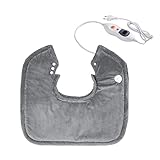 Elektrisch Heizkissen für Rücken Schulter Nacken Abschaltautomatik Wärmekissen Heizschal und Schneller Heiztechnologie für Entlastung von Rücken und Schultern Heizdecke Ungewöhnliche Größe 52 x 56 cm