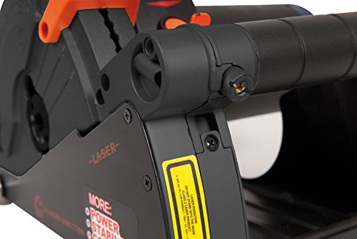 FERM WSM1008 Mauernutfräse Schlitzfräse 1600W – 2 Diamantscheiben 150mm – Laserfürhrung – Staubabsaugungsadapter – Nylon-Tragetasche - 8