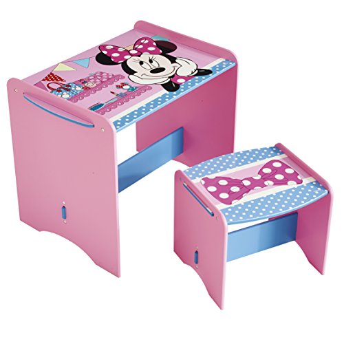 Disney Minnie Mouse Kids' Desk and Stool by HelloHome