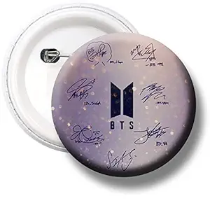360Edutech, BTS Boy Band, 3in1 Fridge Magnet & PinBack Badge for Boys Girls Men & Women, Used on Fridge, T Shirts, Bags, Backpacks, Cap, Clothes, Hoodie, Gifts Accessories, Merchandises, BSZ