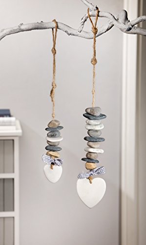 Deko-Hänger „Steinherz“ im 2er Set - 5