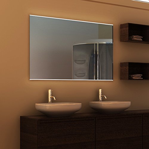 Siena - LED Badspiegel mit Beleuchtung - (B) 70 cm x (H) 70 cm