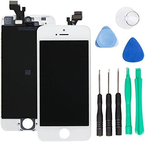 DOJA Barcelona | LCD Touch Screen for IPHONE 5S WHITE - HIGH QUALITY Replacement with Repair Tools