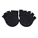 Produktbild DFASPH Soft Pad Fußpflege Socken Half Palm Socken Yoga Half Grip Five Finger Socken Frau Mädchen Erbsen Schuhe Boot Socken Schwarz offene Spitze