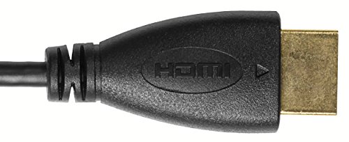 mumbi Premium High Speed Micro HDMI Kabel Full HD 3D / Micro HDMI D Stecker auf HDMI A Stecker – VERGOLDETE Kontakte 2m - 5