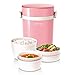 Produktbild Bnmy Multi-Layer-Edelstahl-Mikrowelle Tragbare Ultra-Lange Isolierung Lunch-Box,Pink
