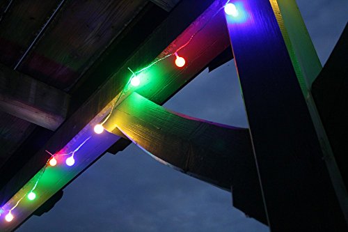LED PARTYLICHTERKETTE 10m BUNTE LEDs 50er LICHTERKETTE - 6