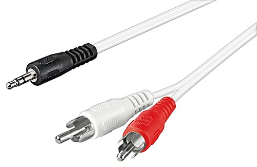 Preisvergleich Produktbild Goobay 69897 Klinke- / Cinch-Adapterkabel, weiß