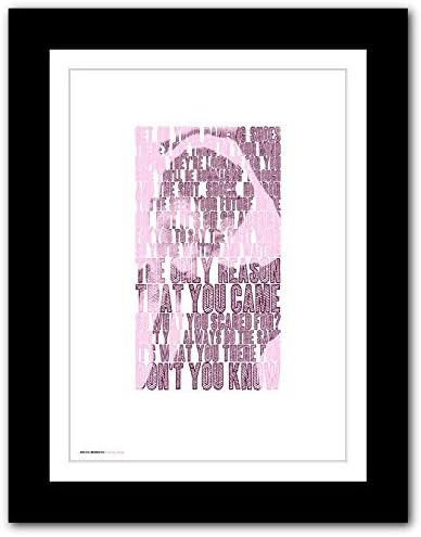 ARCTIC MONKEYS ❤ Dancing Shoes ❤ - A3 song lyrics typography poster art limited edition print