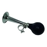 Durable Dresco 5250101 - Bocina para Bicicleta, Cromo/Negro