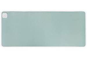 LEKU PADS Alfombrilla Calefactable de Ratón y Teclado LEKU – Mantén Tus Manos Calientes Mientras Trabajas. Alfombrilla calefactora de ratón con función calefacción de 80 x 33cm (Turquesa)
