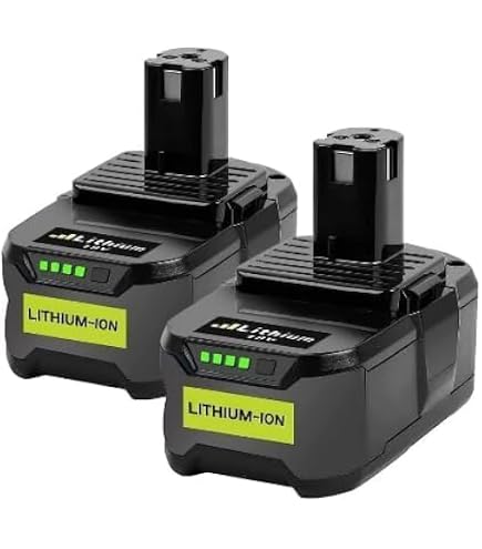 2X 9,0AH 8,0AH 6,0Ah Für Ryobi Akku 18V Lithium One Plus RB18L50 P108 RB18L4 eBa