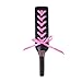 Price comparison product image BESTOYARD Leather Spanking Paddle Adult Paddle Whip with Ribbon and Metal Eyelets Role Play Paddle Toys (Pink Ribbon)