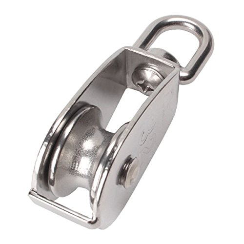 WINOMO Prämie Rope Pulley 32mm Swivel Drahtseil Single-sheaved Riemenscheibe Roller - 2
